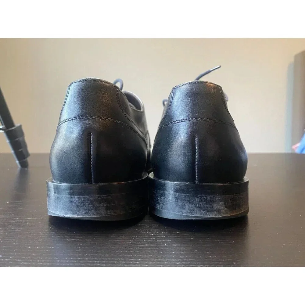 Medan By LLOYD Germany Men's Oxford Leather Black Dress Shoes Size 11.5 Designer